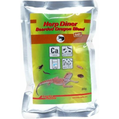 Lucky Reptile Herp Diner Bearded Dragon Blend Baby 20 g – Hledejceny.cz
