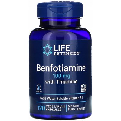 Life Extension Benfotiamin kapsle s thiaminem 120 kapslí – Hledejceny.cz