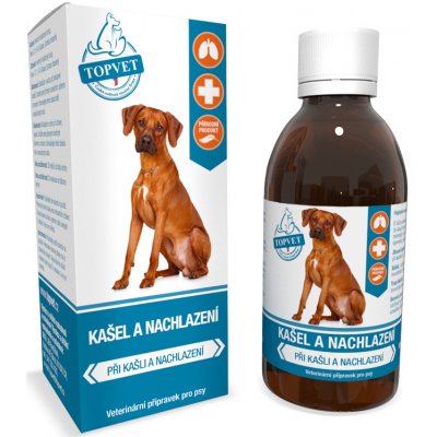 Topvet sirup na kašel a nachlazení pro psy 200 ml – Zbozi.Blesk.cz