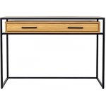 TREND nábytek TS 370 METAL dub přírodní, Barva kovu: ČERNÁ matná – Zboží Dáma