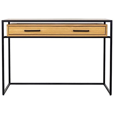 TREND nábytek TS 370 METAL dub bělený, Barva kovu: ČERNÁ matná – Zboží Dáma