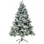 DECOLED Umělý vánoční stromek bílý 180 cm smrček Flock s 2D a 3D jehličím – Zboží Dáma
