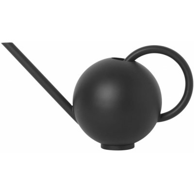 Ferm LIVING Black Orb Wattering Can kov 2 l černá – Zboží Mobilmania