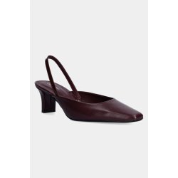 Calvin Klein HEEL SLING PUMP 50 - LTH vínová