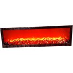 Azimi Ohniště krb LED 98 × 28 × 12 cm – Zboží Dáma