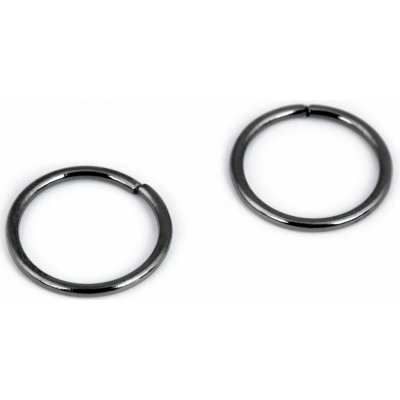 Kroužek spojovací Ø12 mm - nikl černý (20 g) – Sleviste.cz