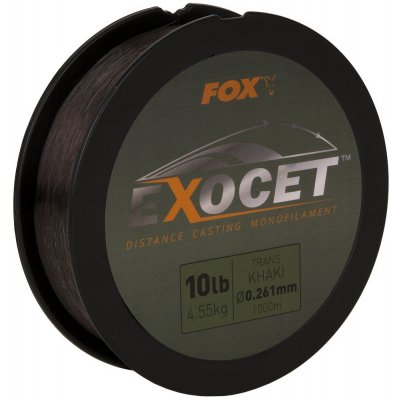Fox Exocet Mono Trans Khaki 1000 m 0,309 mm 5,9 kg – Zboží Mobilmania