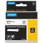 DYMO permanentní polyesterová páska RHINO D1 24 mm x 5,5 m, černá na bílé, S0773830