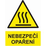 Nebezpečí opaření plast 0,5 mm A4 (297 x 210 mm) – Zboží Mobilmania