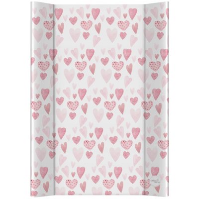 Ceba Baby Podložka 2-hranná s pevnou deskou Ultra Light Lots of Love 50 x 70 – Zboží Dáma