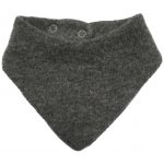 Pletený merino šátek LORITA dvouvrstvý šedý – Zboží Mobilmania