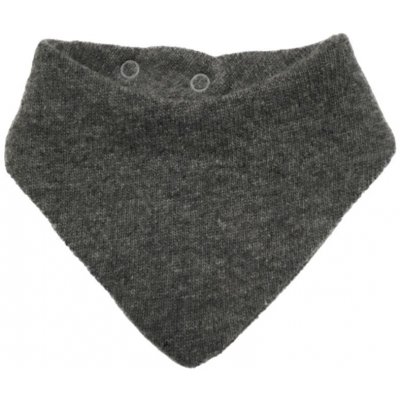 Pletený merino šátek LORITA dvouvrstvý šedý – Zboží Mobilmania