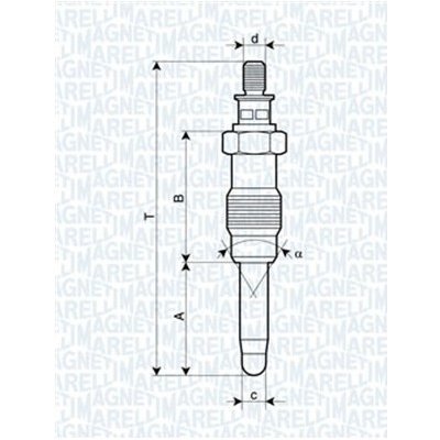 Žhavicí svíčka MAGNETI MARELLI 062587001304 – Hledejceny.cz