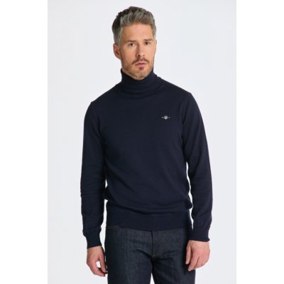 Gant Ctn/Wo Rollneck modrá – Zboží Mobilmania