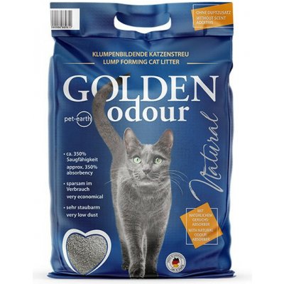 Golden Odour Natural bentonitové stelivo 7 kg – Zboží Mobilmania