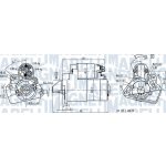 Startér MAGNETI MARELLI 063721332010