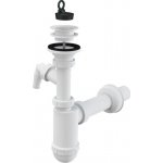 Alcadrain Sifon umyvadlový, vtok plastový s odbočkou, DN41 A42P – Zboží Dáma