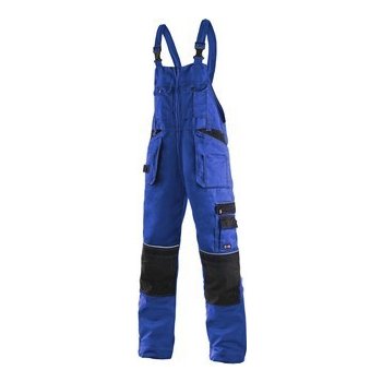 Orion Kryštof kalhoty montérkové s náprsenkou modro/černé