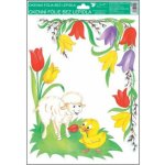 Okenní fólie rohová tradiční velikonoční motivy 33,5 x 25,5 cm obrázek 3 – Hledejceny.cz