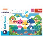TREFL Baby Shark s rodinou na dovolené 60 dílků – Hledejceny.cz