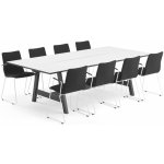 AJ Produkty Nomad + Ottawa, 1 stůl 8 černých – Hledejceny.cz