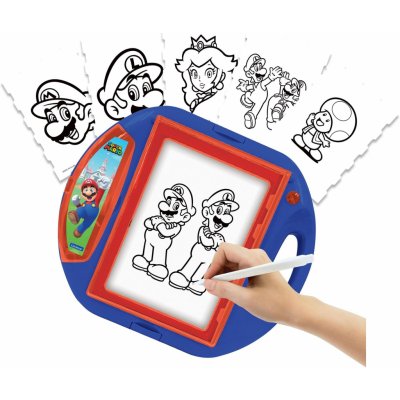 Lexibook Super Mario Kreslící projektor se šablonami a razítky – Zboží Mobilmania