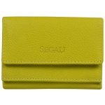 Segali Dámská malá kožená peněženka SG 1756 neon lime – Zboží Dáma