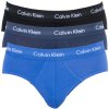 Calvin Klein slipy Cotton Hip Brief Black Blue 3Pack