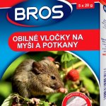 Bros Na myši a potkany obilné vločky 5 x 20 g – Zboží Dáma