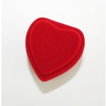 Čištín Dárková sametová krabička srdce červené F75/A7C – Hledejceny.cz