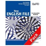 NEW ENGLISH FILE PRE-INTERMEDIATE WORKBOOK + CD ROM PACK - Clive Oxenden; Paul Seligson – Hledejceny.cz