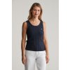 Dámský svetr a pulovr Gant STRETCH COTTON CABLE TANK TOP EVENING BLUE