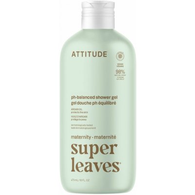 Attitude Super Leaves přírodní tělové mýdlo Blooming Belly nejen pro těhotné s arganem 473 ml – Zboží Dáma