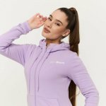 GymBeam dámská mikina se zipem Limitless Lavender lavender – Sleviste.cz