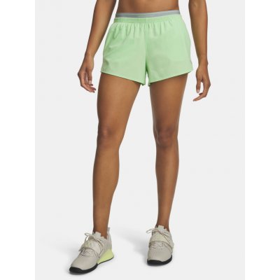 Under Armour dámské kraťasy UA Vanish Woven 3in Shorts zelená – Hledejceny.cz