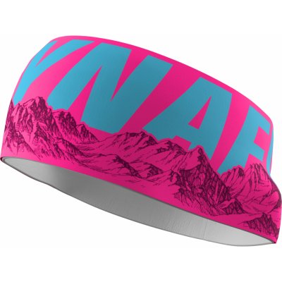 Dynafit Graphic Performance headband pink glo skyline – Sleviste.cz