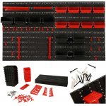 KIK KX4716 Nástěnný organizér černo-červený – HobbyKompas.cz
