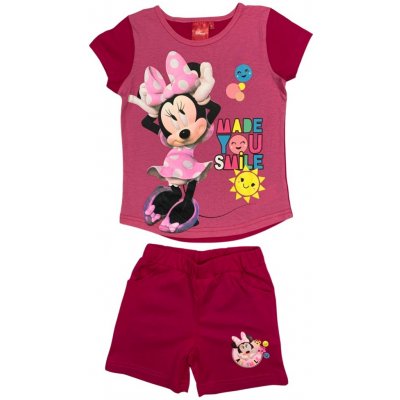 Setino letní plážový set Minnie Mouse tmavě růžový – Zboží Mobilmania