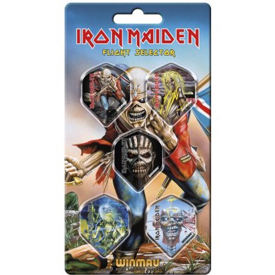 Letky na šipky Winmau Iron Maiden, extra hrubé – Zboží Dáma