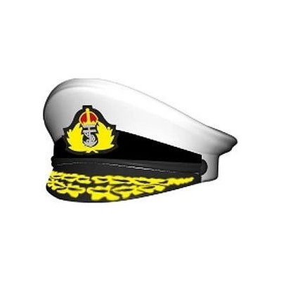 COBI 138014 Důstojnická čepice s kšiltem Admirálská bílá – Zboží Dáma