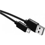 Emos SM7008BL USB 2.0 A/M - micro B/M, 2m, černý – Sleviste.cz