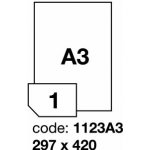 Rayfilm R0100.1123A31 samolepící 297x420mm bílé 100 listů A3 – Zboží Dáma
