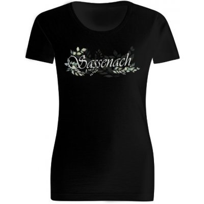 Tričko s potiskem Sassenach black dámské Černá – Zboží Dáma