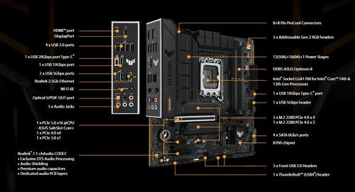 Asus TUF GAMING B760M-PLUS WIFI II 90MB1HE0-M0EAY0