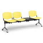 Euroseat plastová lavice do čekáren ISO, 3-sedák + stolek – Zboží Mobilmania