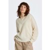 Dámský svetr a pulovr Gant svetr WOOL RIBBED V-NECK bílá