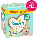 PAMPERS Premium Care 1 156 ks – Zboží Mobilmania