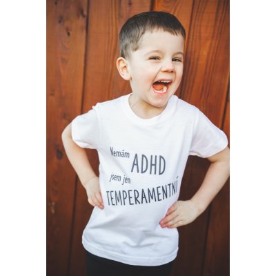 Body nemám ADHD jsem jen temperamentní Černá na bílé – Zboží Dáma