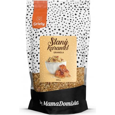 Grizly by @mamadomisha Granola Slaný karamel by @mamadomisha 300 g – Zboží Dáma