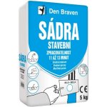 Sádra stavební Den Braven 5 kg – Hledejceny.cz